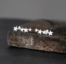 Load image into Gallery viewer, 119. Shower of stars stud earrings in silver